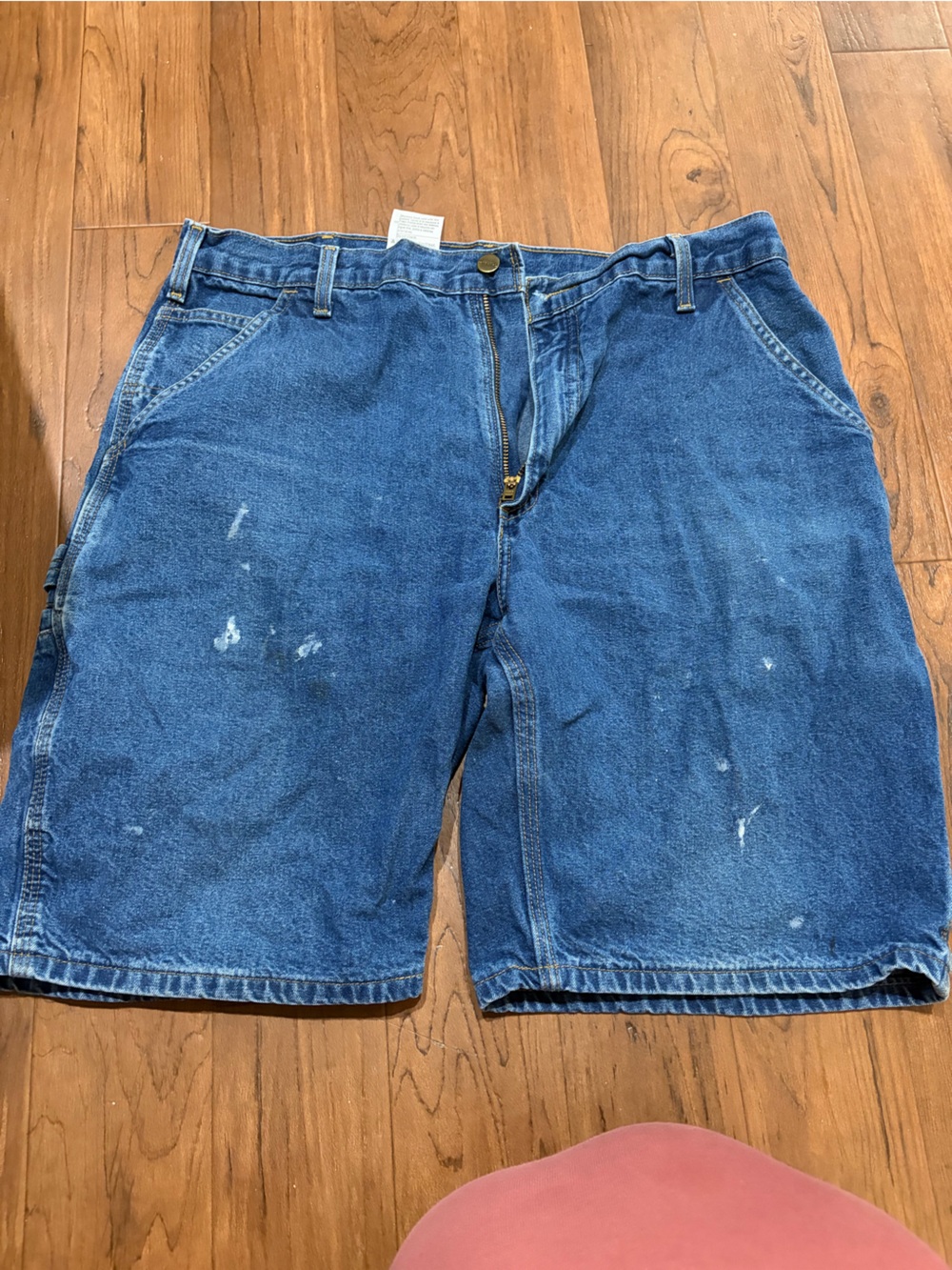 Carhartt Blue Relaxed Fit Work Jeans